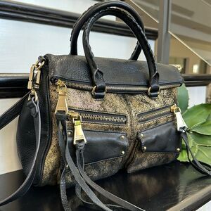 Aimee Kestenberg Black and Gold Women's Bag